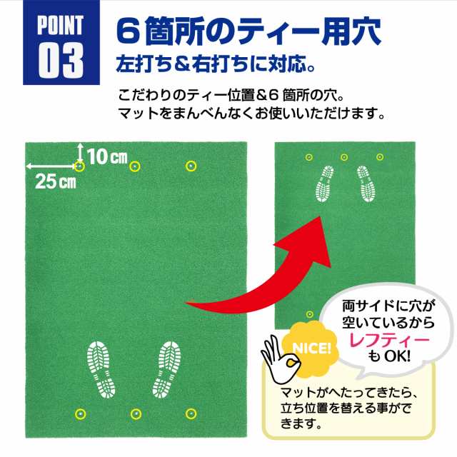 ゴルフマット 大型 100×130cm 単品 ゴルフ 練習 マット 素振り ドライバー スイング パター 練習器具 室内 屋外 人工芝 SBRの通販はau  PAY マーケット 地球問屋 au PAY マーケット－通販サイト