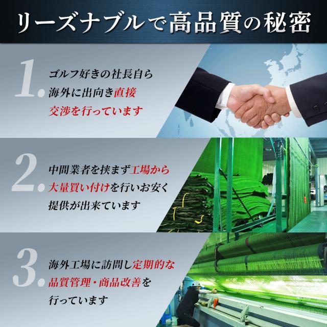 ゴルフマット 大型 ゴルフ 練習 マット ドライバー 素振り スイング パター 練習器具 室内 屋外 人工芝 SBR 100×170cm ゴルフティー ゴルフボール Gセット_14