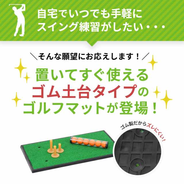 T-ポイント5倍】 GolfStyle ゴルフマット ゴルフ 練習 マット 素振り スイング 練習器具 室内 屋外 人工芝 ゴムマット フェアウェイ  1WAY 33×62cm ゴルフティー ゴルフボール Eセット ブルー fucoa.cl