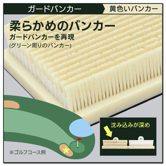 バンカーマット 19×35cm Gボールセット ゴルフマット バンカー 練習 マット ゴルフ ショットマット 室内 屋外 練習用 業務用 シミュレーションゴルフ インドアゴルフ サンド アプローチ Sand Bunker_7
