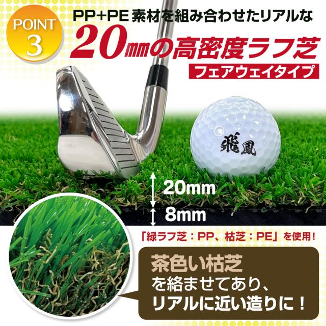 ゴルフ　練習用　傾斜ショットマット　傾斜マット　8角形　100cm×100cm 傾斜 ゴルフマット 100×100cm PGAプロと共同開発 特許取得