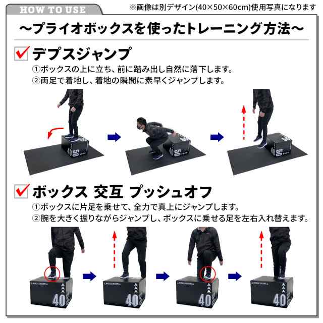 ポイント10倍】 プライオボックス ソフト 30×40×50cm プライオメトリクス ボックス 昇降台 ジャンプ台 ステップ台 跳び箱 3in1 体幹  の通販はau PAY マーケット - 地球問屋 | au PAY マーケット－通販サイト