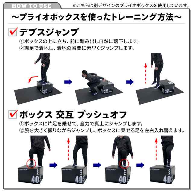 プライオボックス ソフト 40×50×60cm プライオメトリクス ボックス 昇降台 ジャンプ台 ステップ台 跳び箱 3in1 体幹 トレーニング  2個セット KaRaDaStyleの通販はau PAY マーケット - 地球問屋 | au PAY マーケット－通販サイト