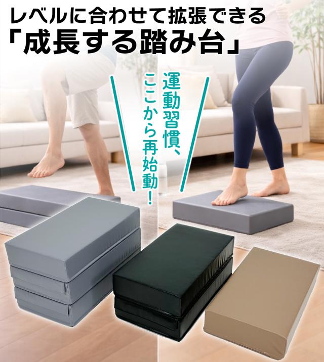 踏み台昇降 ステップ台 高さ 10cm/20cm/30cm 3段調節 ジョイント 昇降
