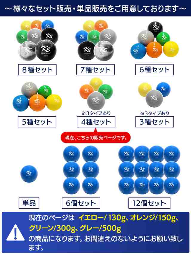 KaRaDaStyle プライオボール 4種セット 野球 球速アップ トレーニング 