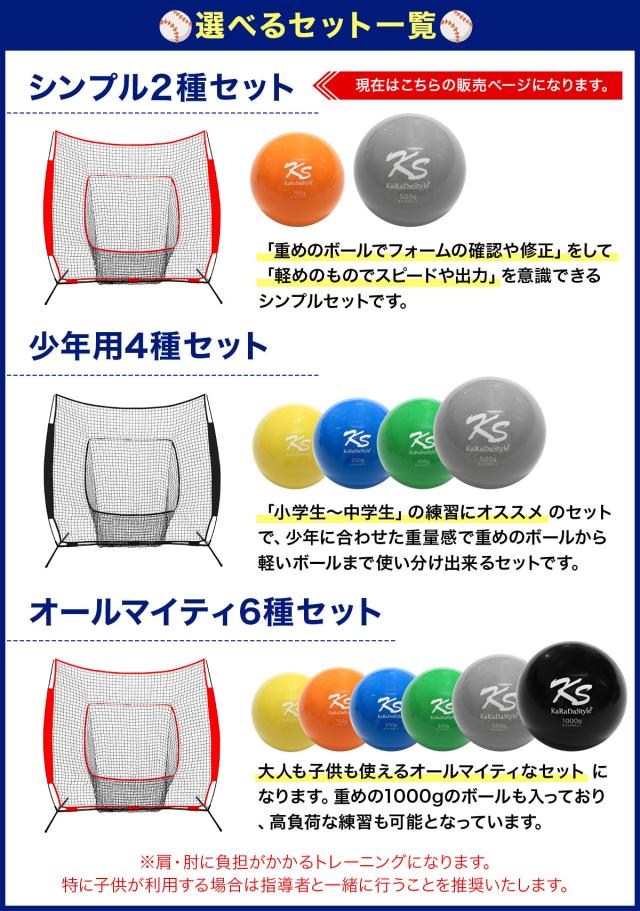 ポイント15倍】 野球ネット トレーニング ボール ウエイトボール