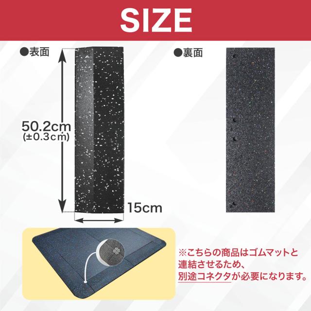 端材 ゴムマット ジムマット 20mm 防音 防振 床 ホームジム 筋トレ マット ダンベルマット トレーニングマット ジム フロアマット 衝撃吸収 ラバーマット gym mat 50角 エッジ マット