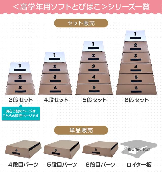 跳び箱 高さ60cm 3段セット 室内 子供 高学年向け ソフト 飛び箱 とび