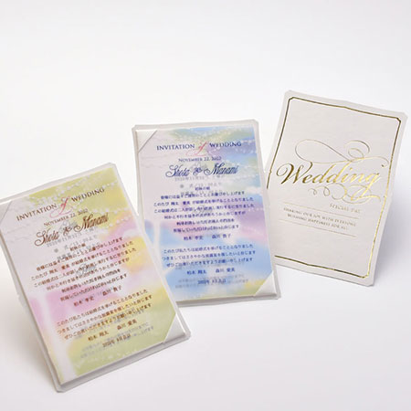 プレ花嫁人気 招待状完成品オーダー部 ルーシー 印刷込 結婚式の通販はau Pay マーケット 結婚式アイテム ギフトのお店 ファルベ
