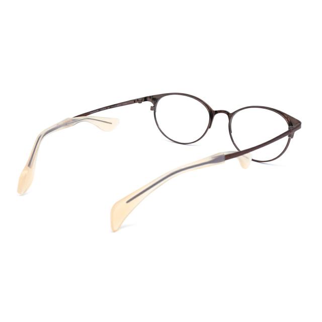 ちょこシー FG24514 col.BR Choco See 鼻に跡がつかないメガネ チョコシー 鼻パッドなし シャルマン CHARMANT_4