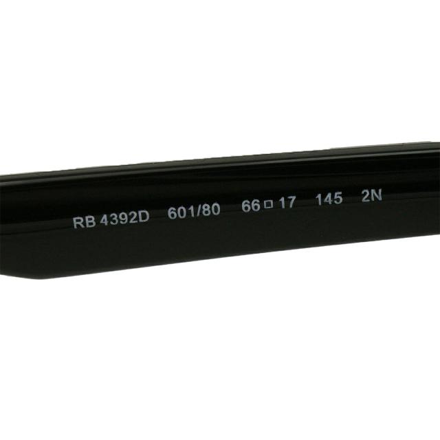 レイバン 大きいサイズ サングラス RB4392D col.601/80 66mm Ray-Ban アジア限定モデル フラットレンズ アジアンフィット UVカット