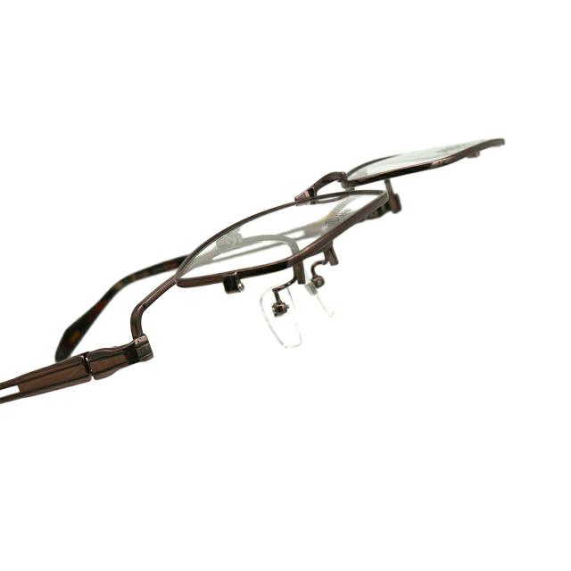 エーグル AG-1145 col.1 57mm AIGLE 跳ね上げ はねあげ メガネ フレーム_7