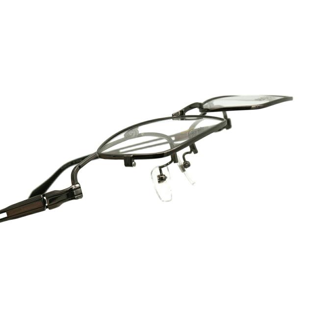 エーグル AG-1145 col.2 57mm AIGLE 跳ね上げ はねあげ メガネ フレーム_7
