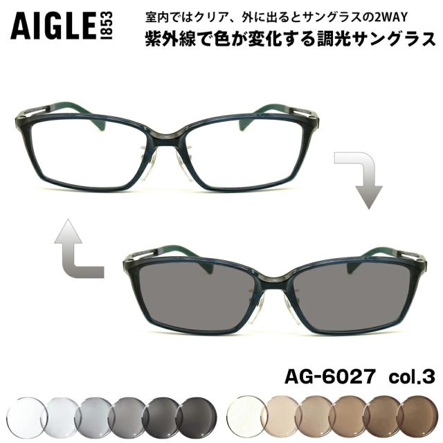 a&g サングラス エーグル 偏光 サングラス RARTS AG-6025 col.2 53mm