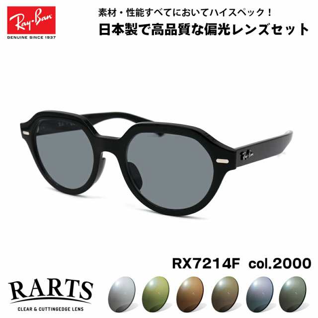 レイバン 偏光 サングラス RARTS RX7214F (RB7214F) 2000 51mm Ray-Ban GINA ジーナ アジアンフィット アーツ UVカット