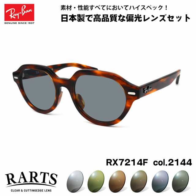 レイバン 偏光 サングラス RARTS RX7214F (RB7214F) 2144 51mm Ray-Ban GINA ジーナ アジアンフィット アーツ UVカット