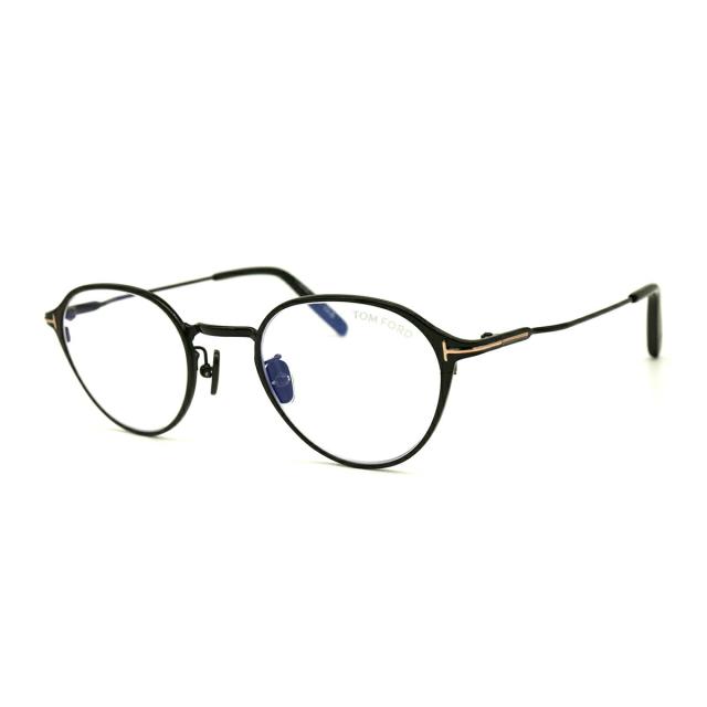 トムフォード メガネ FT5917DB (TF5917DB) col.001 47mm TOM FORD アジアンフィット 国内正規品 フレーム ブルーライトカット_2