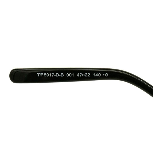 トムフォード メガネ FT5917DB (TF5917DB) col.001 47mm TOM FORD アジアンフィット 国内正規品 フレーム ブルーライトカット_7