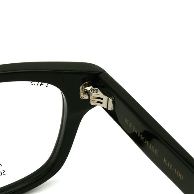 大きいサイズ 美肌ケア ダテメガネ KH-100 col.1 58mm 60mm ケンハウス KENHOUSE UVカット 近赤外線カット 大きい顔_10