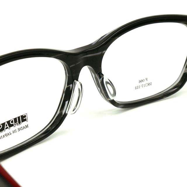 大きいサイズ 美肌ケア ダテメガネ F-066 col.6 59mm フーパス FU×PAS