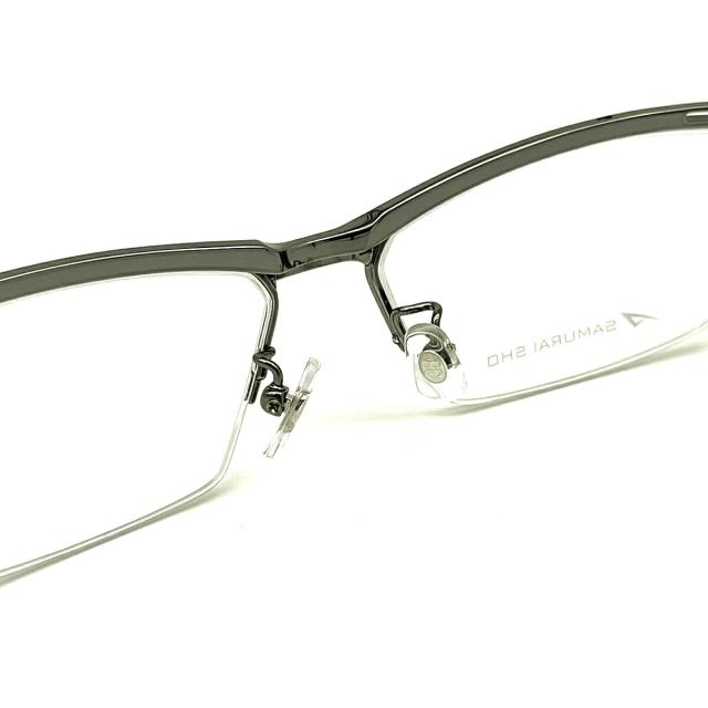 サムライ翔 2025 美肌ケア メガネ SS-T128 col.3 58mm SAMURAI翔 智 No.64 大きいサイズ UVカット 近赤外線カット 伊達 IR-SKY2_9