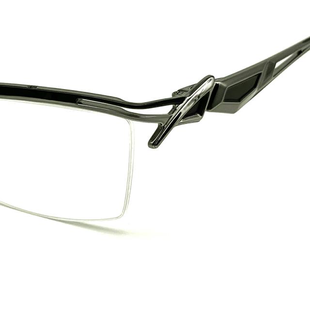 サムライ翔 2025 美肌ケア メガネ SS-T128 col.3 58mm SAMURAI翔 智 No.64 大きいサイズ UVカット 近赤外線カット 伊達 IR-SKY2_11