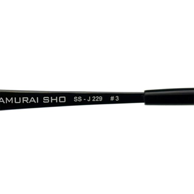 サムライ翔 メガネ フレーム SS-J229 col.3 58mm SAMURAI翔 2026 仁 No.65 SAMURAI SHO 日本製 メンズ 大きいサイズ_7