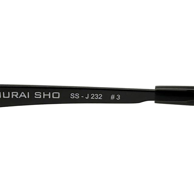サムライ翔 メガネ フレーム SS-J232 col.3 59mm SAMURAI翔 2026 仁 No.68 SAMURAI SHO 日本製 メンズ 大きいサイズ_7