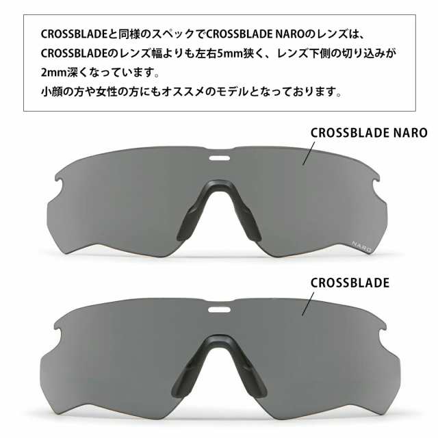 ESS クロスブレイド ナロ EE9034-01 CROSSBLADE NARO 2LENS (スモーク