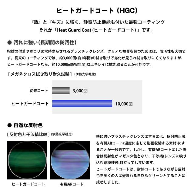 度付きレンズ 偏光 アーツ167 ヒートガードコート 耐熱 UVカット 伊藤光学 RARTS 球面 1.67 2枚1組 日本製 プラスチックレンズ_9