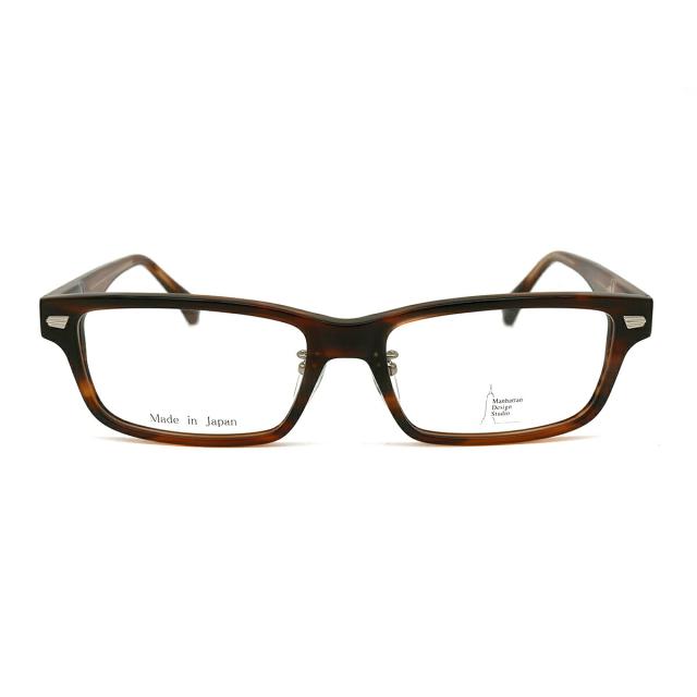大きいサイズ 美肌ケア ダテメガネ MDS-124 col.1 60mm マンハッタン