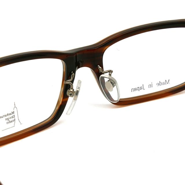 大きいサイズ メガネ MDS-124 col.1 60mm マンハッタンデザイン