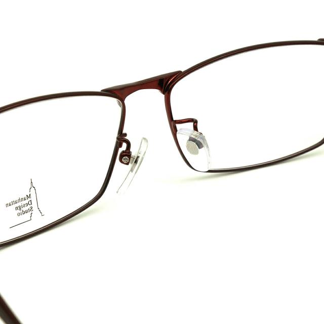 大きいサイズ サングラス ライトカラー MDS-528 col.1 60mm マンハッタンデザインスタジオ UVカット 紫外線カット 大きい顔_8