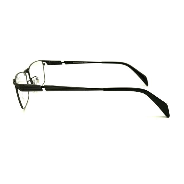 大きいサイズ 美肌ケア ダテメガネ MDS-528 col.2 60mm マンハッタンデザインスタジオ UVカット 近赤外線カット 大きい顔