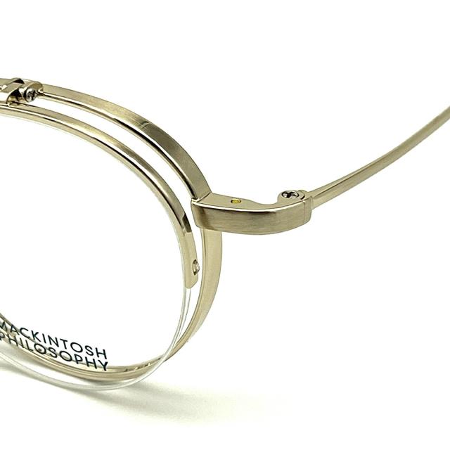 マッキントッシュ フィロソフィー 度付きレンズセット MP-3009 col.1 46mm SL982VS MACKINTOSH PHILOSOPHY UVカット 跳ね上げ_7