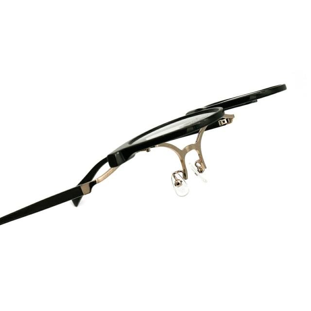 ワイビーラボ23 メガネ YBL104 col.1 49mm YBLabo23 単式 跳ね上げ 日本製 鯖江 国産 フレーム_7