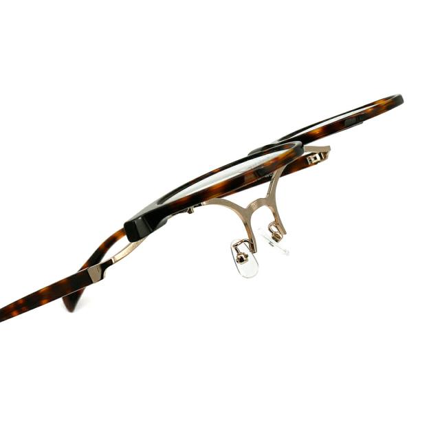 ワイビーラボ23 メガネ YBL104 col.2 49mm YBLabo23 単式 跳ね上げ 日本製 鯖江 国産 フレーム_7
