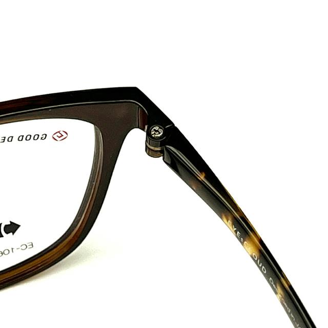 大きいサイズ 美肌ケア ダテメガネ EC-1061 col.1 57mm EYEs CLOUD