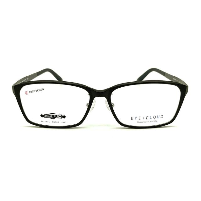 大きいサイズ 伊達 ダテメガネ EC-1114 col.5 59mm EYEs CLOUD アイ