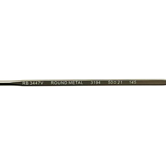 【フレームのみ】 レイバン メガネ RX3447V (RB3447V) 3194 50mm Ray-Ban ROUND METAL ラウンドメタル フレーム_7