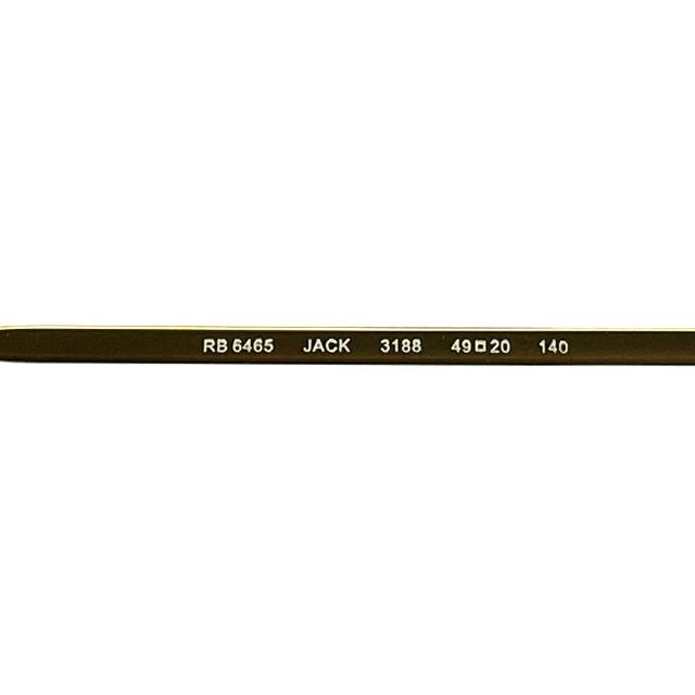 【フレームのみ】 レイバン メガネ RX6465 (RB6465) 3188 49mm Ray-Ban JACK ジャック フレーム_7