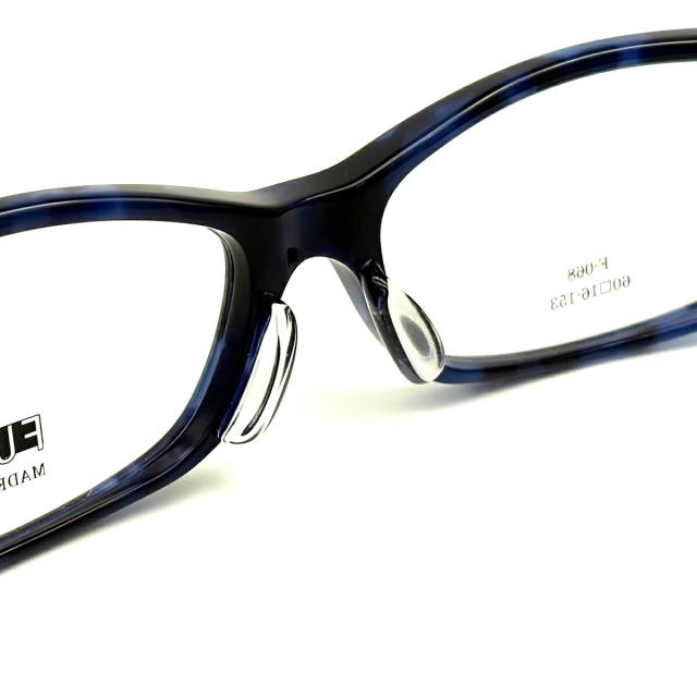 大きいサイズ メガネ F-068 col.8 60mm フーパス FU×PAS BIGサイズ 