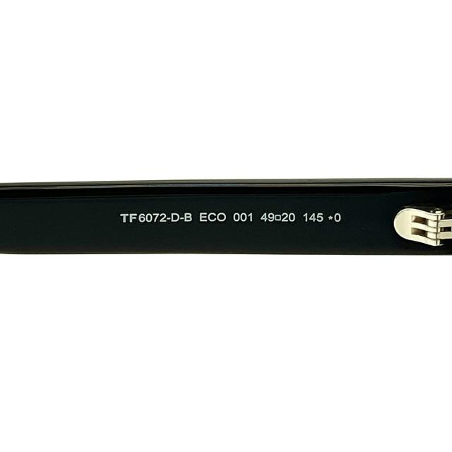 トムフォード メガネ FT6072DB (TF6072DB) ECO col.001 49mm TOM FORD アジアンフィット 国内正規品 フレーム ブルーライトカット_7