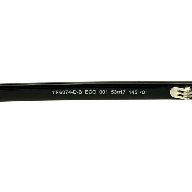 トムフォード メガネ FT6074DB (TF6074DB) ECO col.001 53mm TOM FORD アジアンフィット 国内正規品 フレーム ブルーライトカット_7