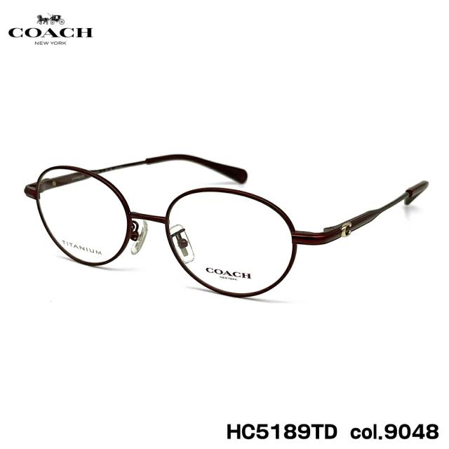 コーチ メガネ HC5189TD col.9048 50mm COACH アジアンフィット フレーム 国内正規品