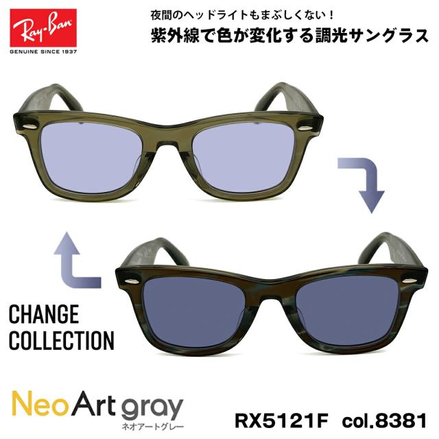 レイバン チェンジ 調光 サングラス ネオアート Ray-Ban RX5121F