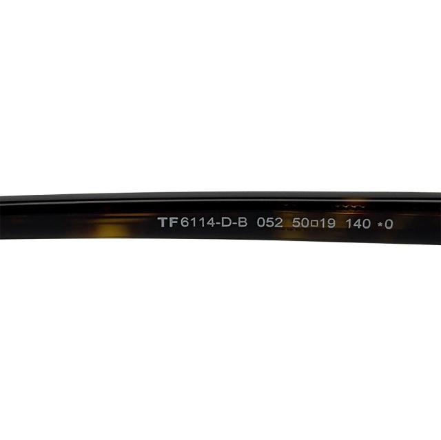 トムフォード メガネ FT6114DB (TF6114DB) col.052 50mm TOM FORD アジアンフィット 国内正規品 フレーム ブルーライトカット_7