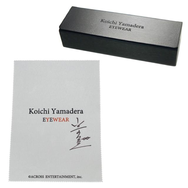 山寺宏一プロデュース メガネ Koichi Yamadera EYEWEAR 56mm 40周年 数量限定 サングラス UVカット フレーム ヤブシタ_5