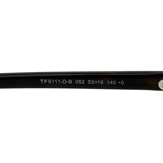 トムフォード メガネ FT6111DB (TF6111DB) col.052 53mm TOM FORD アジアンフィット 国内正規品 フレーム ブルーライトカット メンズ レディース_7