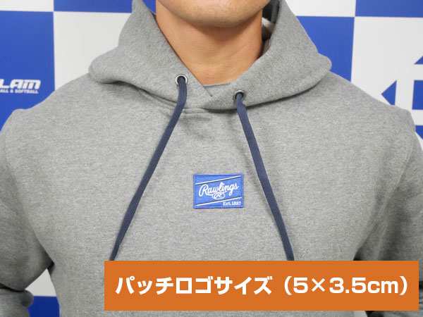 即日発送】ローリングス（Rawlings） AOS12F04LOGO パッチロゴ スウェットシャツ（裏起毛） 10%OFF 野球用品 パーカー  セミオーの通販はau PAY マーケット - 野球用品グランドスラム